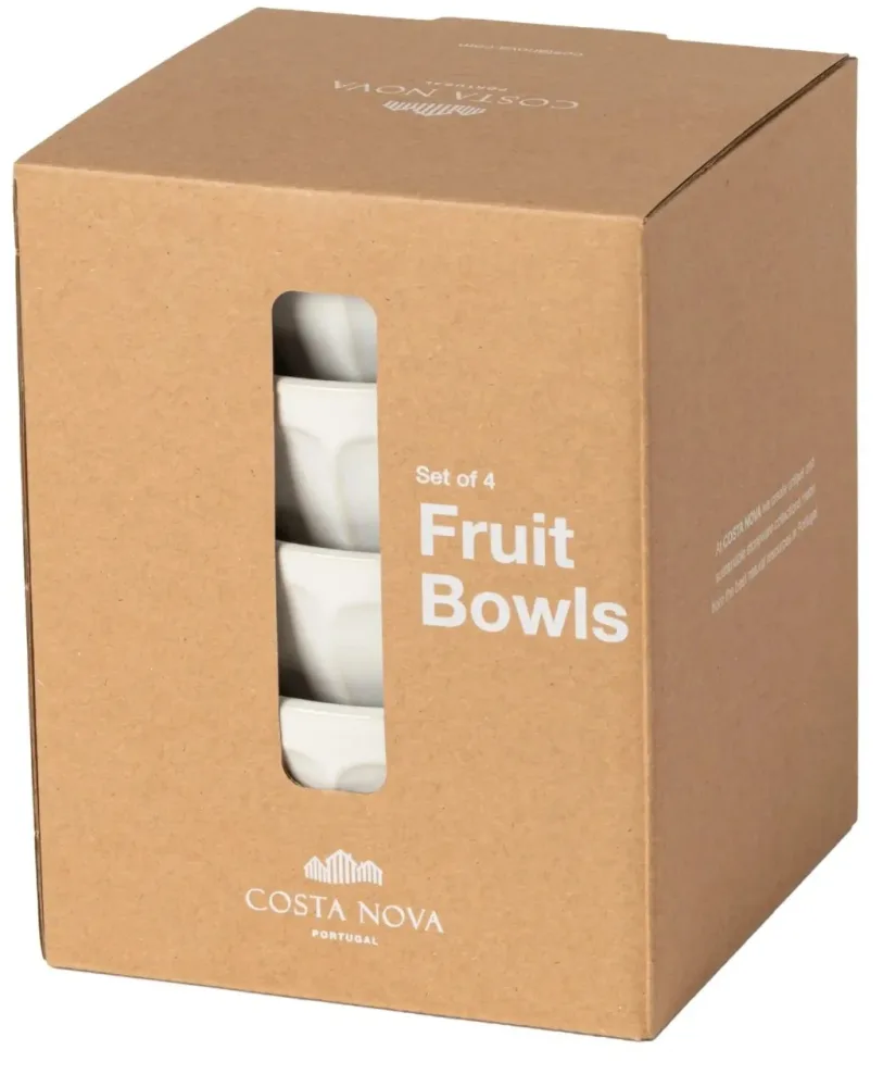Latte Bowls Set 4 Latte Schalen 13 weiss