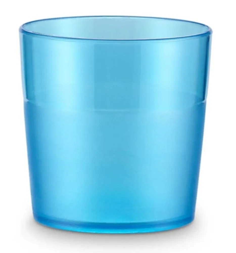 Glas blau PC D7cm H7cm 0.17lt geschirrspülfest -30°C/+130°C