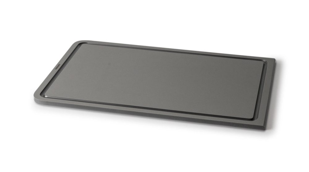 Duracore Tranchierbrett m. Saftrille, grau 44x29.8x0.9 cm