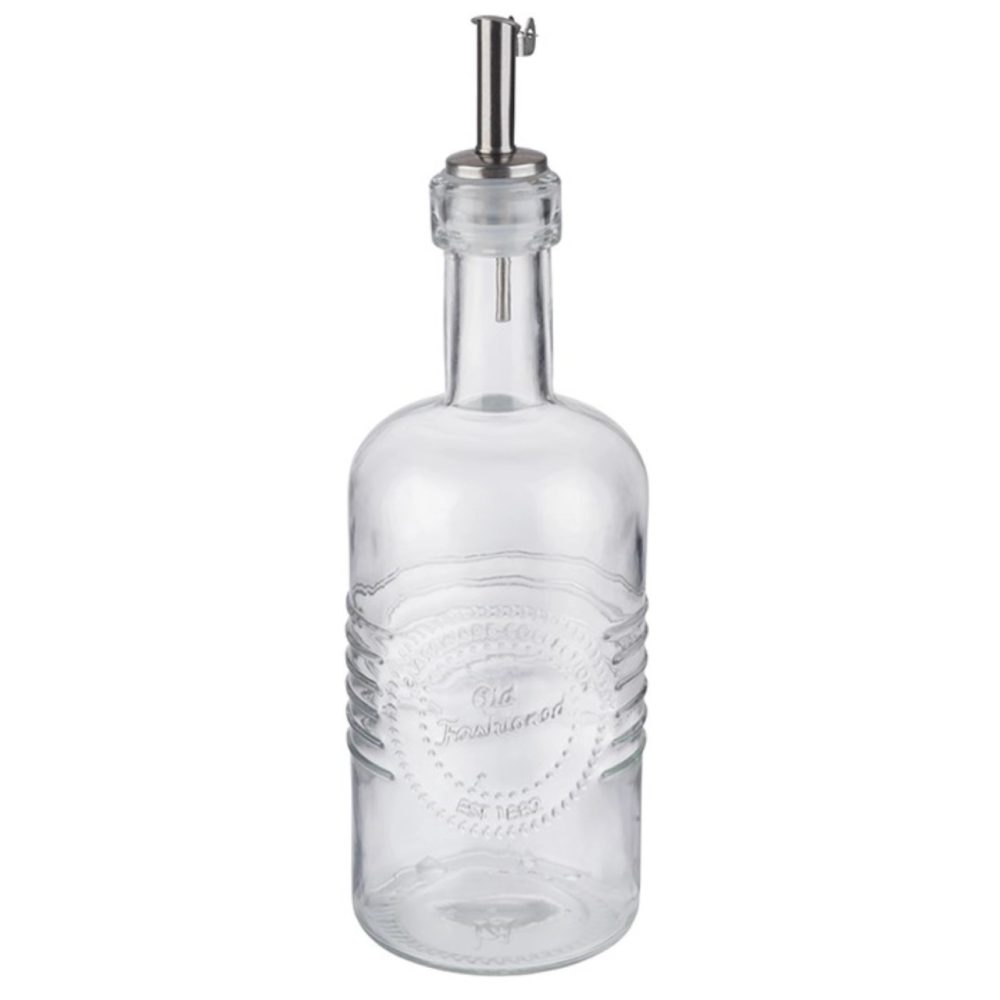 APS Essig- & Ölflasche, 350 ml; 350 ml, 7x22 cm (ØxH); edelstahl/transparent