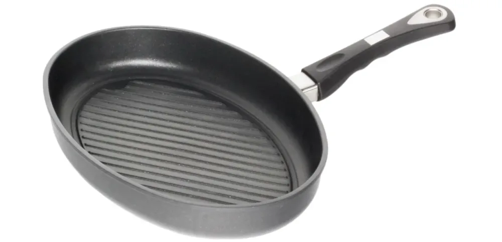 Induktion Fischpfanne 35x24cm mit Grillboden