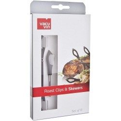 Vacu Vin - Bratklammern und Bratspiesse