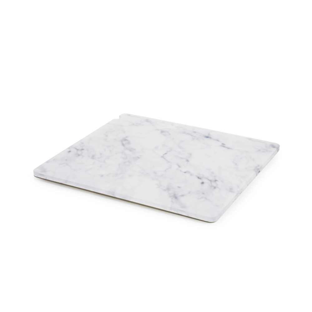 En Scene Platte GN 2/3 Nacryl weiss marmor