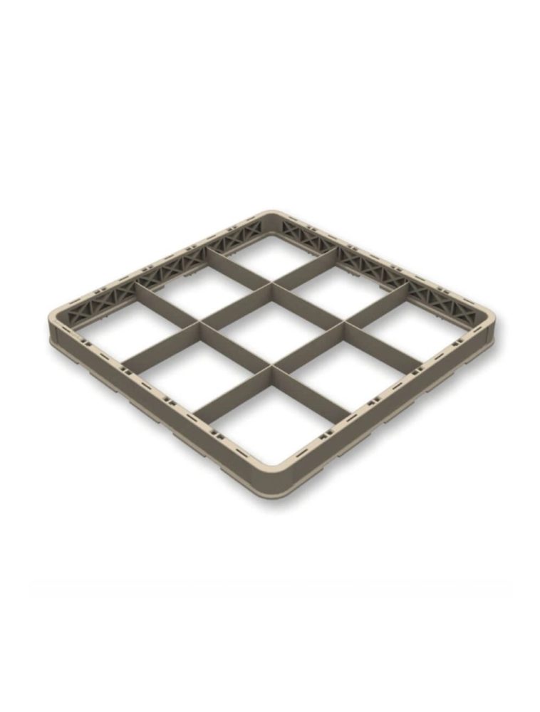 Aufsatz geschlossen 9 Fächer Glas max D15.1cm