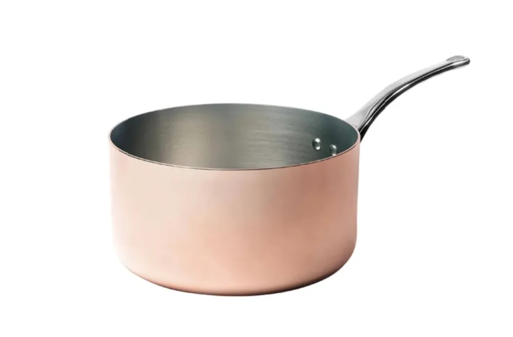 INOCUIVRE Stielkasserolle Kupfer/Edelst. D:14cm