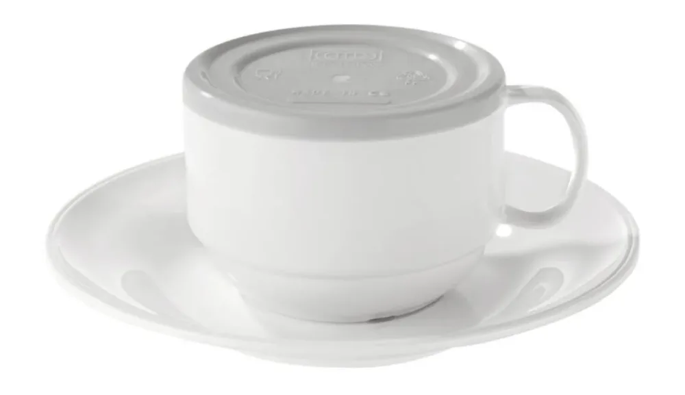 Tasse Frühstück PC D9.4cm H6.8cm 0.325lt mikrowellenfest