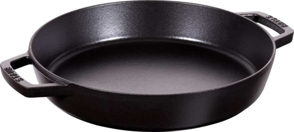 Paella-Pfanne 34cm, Schwarz, Gusseisen