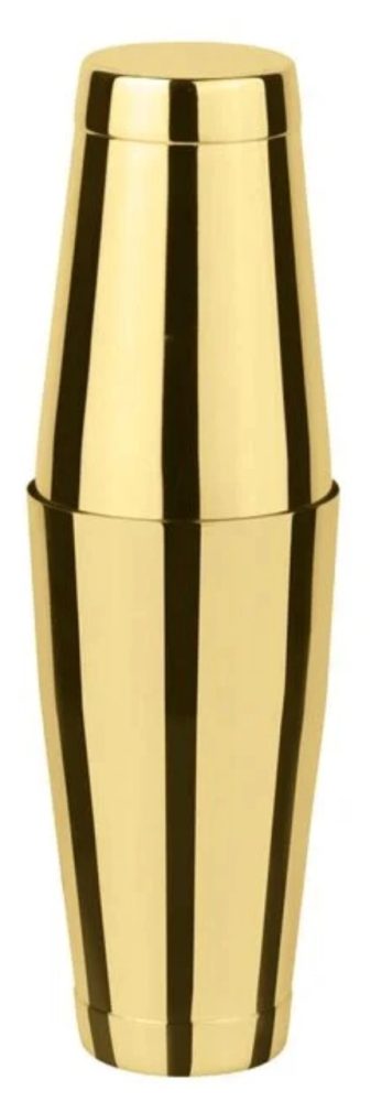2 tlg. Boston Shaker gold 790ml/590ml
