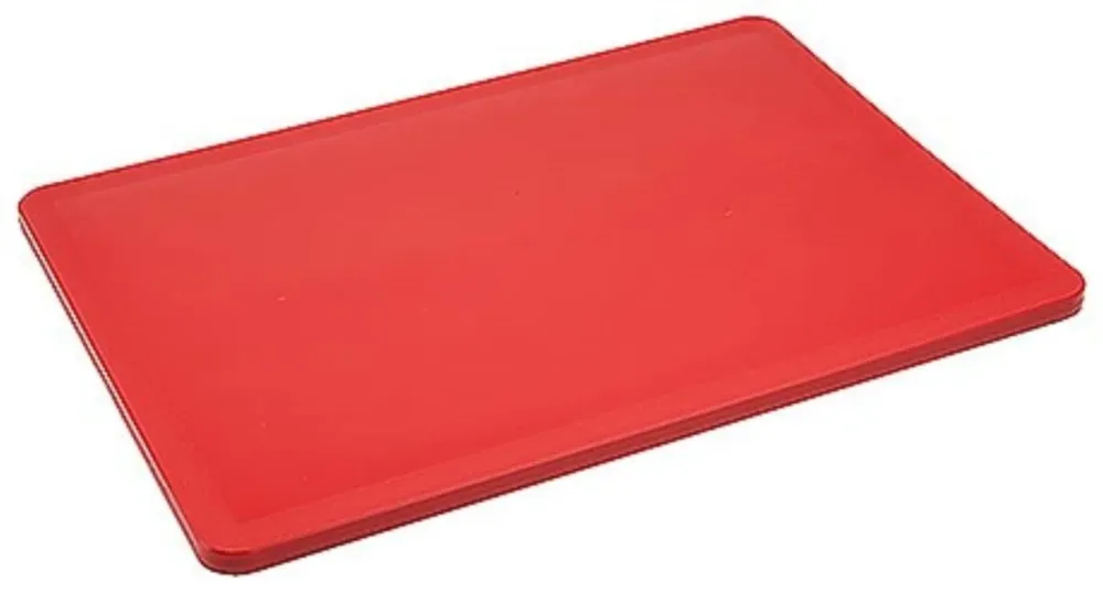 Schneidebrett o. Füsse rot, 1/2, 32.5x26.5x2cm