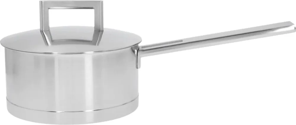John Pawson 7 Stielkasserolle 16cm mit doppelwandigem Deckel