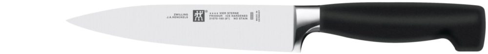 Zwilling Fleischmesser Vier Sterne Grau Stahl 28 cm 3 cm - Fleischmesser
