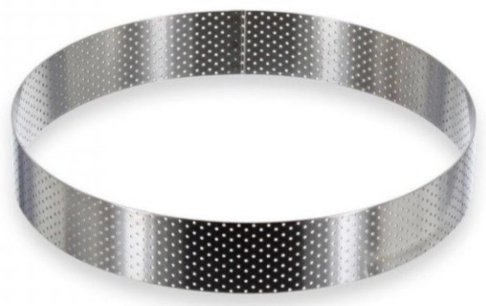Gelochter Tortenring mit geradem Rand D:20.5 H3.5cm