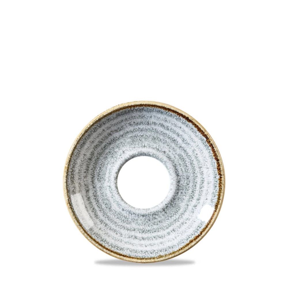 Churchill Cappuccino Untere Studio Prints Stone Grey; 15.6 cm (Ø); hellgrau/braun; rund; 12 Stück / Pack