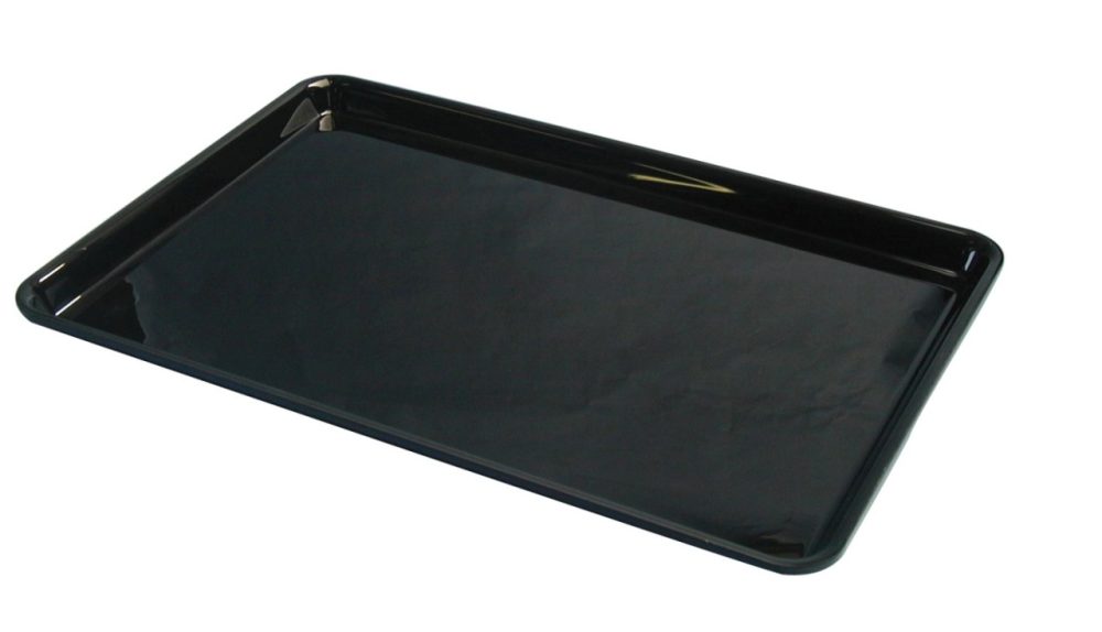 Diverse Schale Linum Schwarz Plexiglas 42 cm 5 cm - Schale