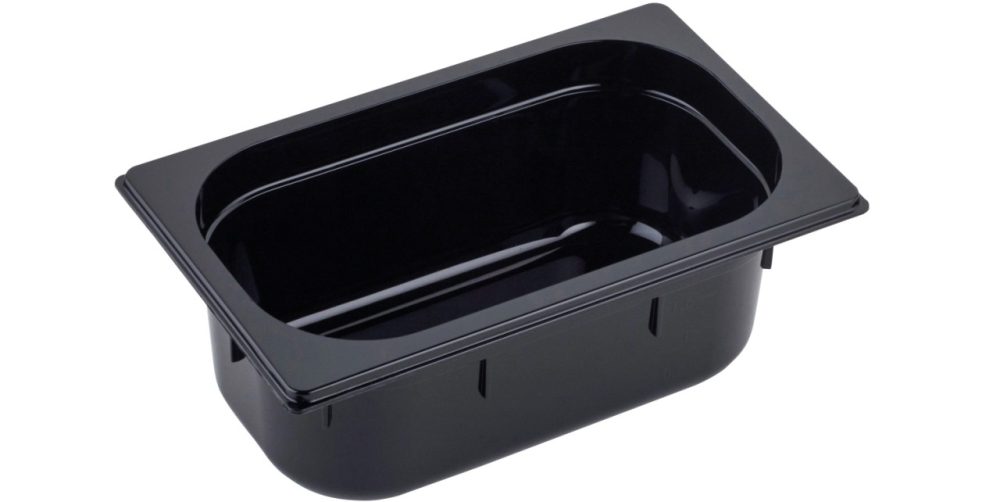 GN Behälter 1/4 Polycarbonat H10cm schwarz