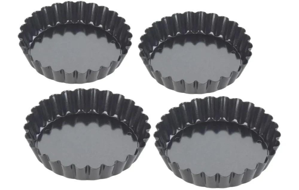 4er Set Wähenform D10cm H2cm Antihaft