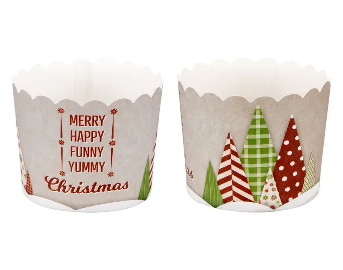 Papierbackf Christmas ø6-7bunt