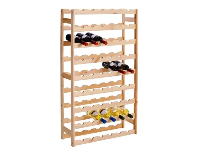 Flaschenregal Kiefer | 118 × 67.5 × 25 cm