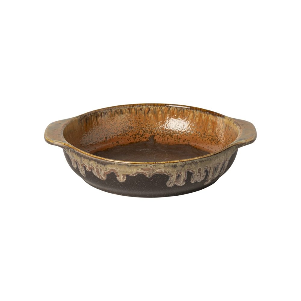 Poterie Teller tief 830ml D25cm H5.4cm mocha-latte