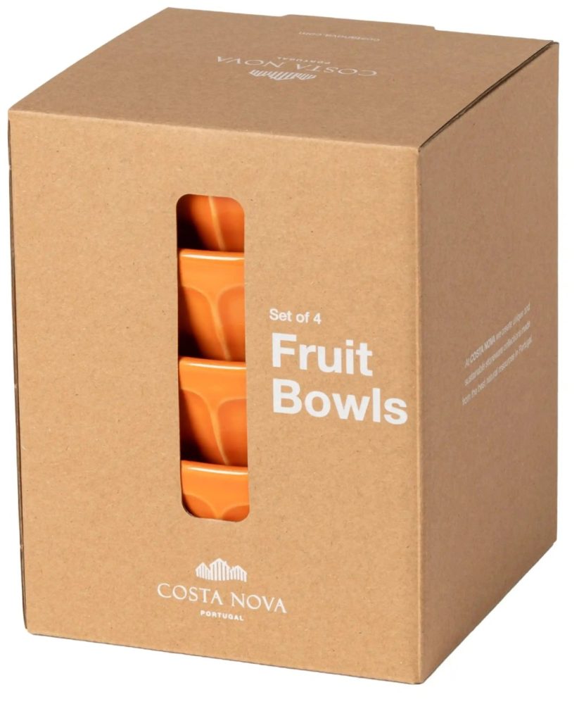 Latte Bowls Set 4 Latte Schalen 13 tangerine