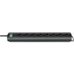 Brennenstuhl 1153302128 Steckdosenleiste mit Schalter 8fach Schwarz CH-Stecker 1 St.