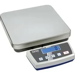 Kern KERN Plattformwaage DE 150K20D Wägebereich (max.) 150 kg Ablesbarkeit 20 g, 50 g über Steckernetzteil Silber