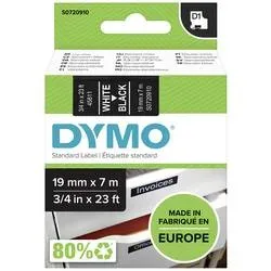 DYMO Schriftband D1 weiss/schwarz S0720910 19mm/7m