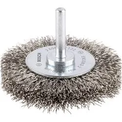 Bosch Accessories Scheibenbürste, gewellt, rostfrei, 70 mm, 0,3 mm, 15 mm, 4500 U/ min Bosch Power Tools Schaft-Ø 6 mm