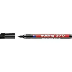 edding 370 Rundspitze Permanentmarker Fein Rundspitze 1 mm Schwarz Nachfüllbar