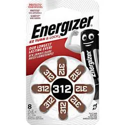 ENERGIZER Batterie E301431801 H&ouml;rger&auml;t 312, 8 St&uuml;ck