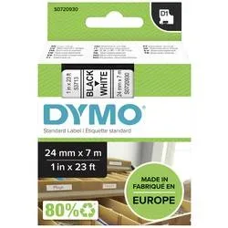 DYMO Schriftband D1 schwarz/weiss S0720930 24mm/7m