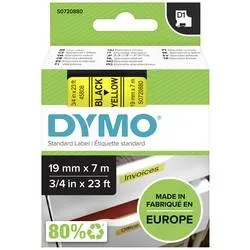 DYMO Schriftband D1 schwarz/gelb S0720880 19mm/7m