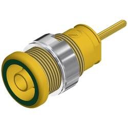 SKS Hirschmann SEB 2630 S1,9 Sicherheits-Laborbuchse Buchse, Einbau vertikal Stift-Ø: 4 mm Grün-Gelb 1 St.