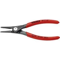 Knipex 49 11 A1 Seegeringzange Passend für (Seegeringzangen) Außenringe 10-25 mm Spitzenform (Details) gerade