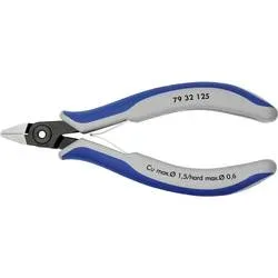 Knipex 79 32 125 Elektronik- u. Feinmechanik Seitenschneider mit Facette 125 mm