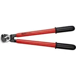 Knipex 95 17 500 VDE-Kabelschere Geeignet für (Abisoliertechnik) Alu- und Kupferkabel, ein- und mehrdrähtig 27 mm 150