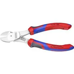 Knipex 74 05 180 Werkstatt Kraft-Seitenschneider mit Facette 180 mm