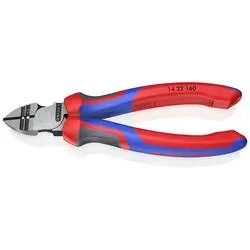 Knipex 14 22 160 Werkstatt Abisolier-Seitenschneider mit Facette 160 mm