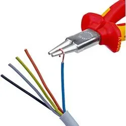Knipex 22 06 160 VDE Rundzange Gerade Chrom-Vanadium Elektrostahl 160 mm
