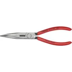 Knipex 26 21 200 Elektronik- u. Feinmechanik Flachrundzange 40° gebogen Vanadium Elektrostahl 200 mm