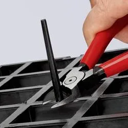 Knipex 72 01 140 Werkstatt Kunststoffseitenschneider ohne Facette 140 mm