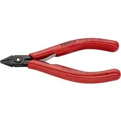 Knipex 75 12 125 Elektronik- u. Feinmechanik Seitenschneider mit Facette 125 mm