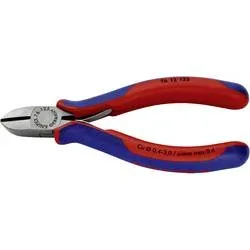 Knipex 76 12 125 Elektronik- u. Feinmechanik Seitenschneider mit Facette 125 mm