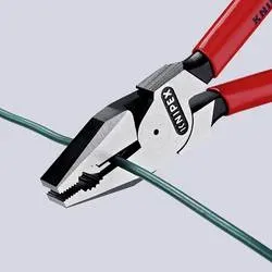 Knipex 02 02 180 Werkstatt Kraft-Kombizange 180 mm DIN ISO 5746