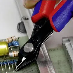 Knipex Super-Knips 78 61 125 Elektronik- u. Feinmechanik Schneidzange ohne Facette 125 mm