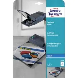 AVERY ZWECKFORM Overhead-Folien A4 2503 Inkjet, 0.11mm 10 Stk.