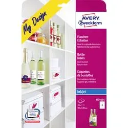 AVERY ZWECKFORM Flaschenetiketten A4 MD4001 120x90mm 5x4 Stk.