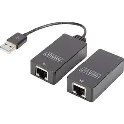 Digitus DA-70139-2 USB-A (USB 1.1) Extender (Verlängerung) über Netzwerkkabel RJ45 45 m