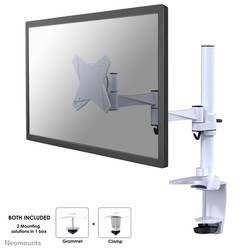 NewStar FPMA-D1330WHITE 1fach Monitor-Tischhalterung 25,4 cm (10) - 76,2 cm (30) Neigbar+Schwenkbar, Rotierbar