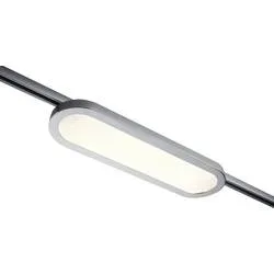 Paulmann Panel Loop Hochvolt-Schienensystem-Leuchte URail LED fest eingebaut 7 W LED Chrom (matt), Chrom